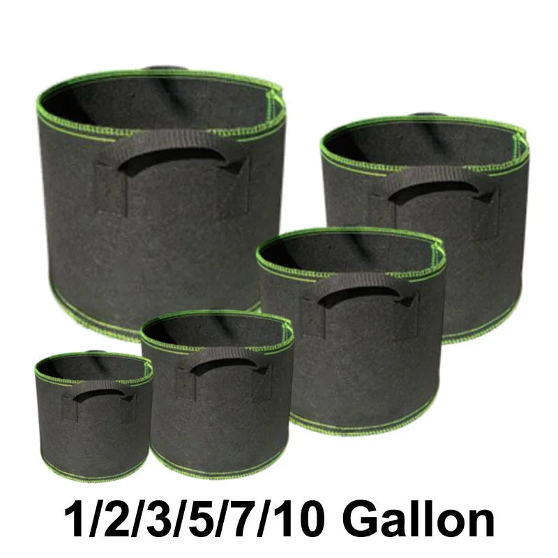 1 3 5 10 15 Gallon Garden Plant Flower Fabric Grow Pot