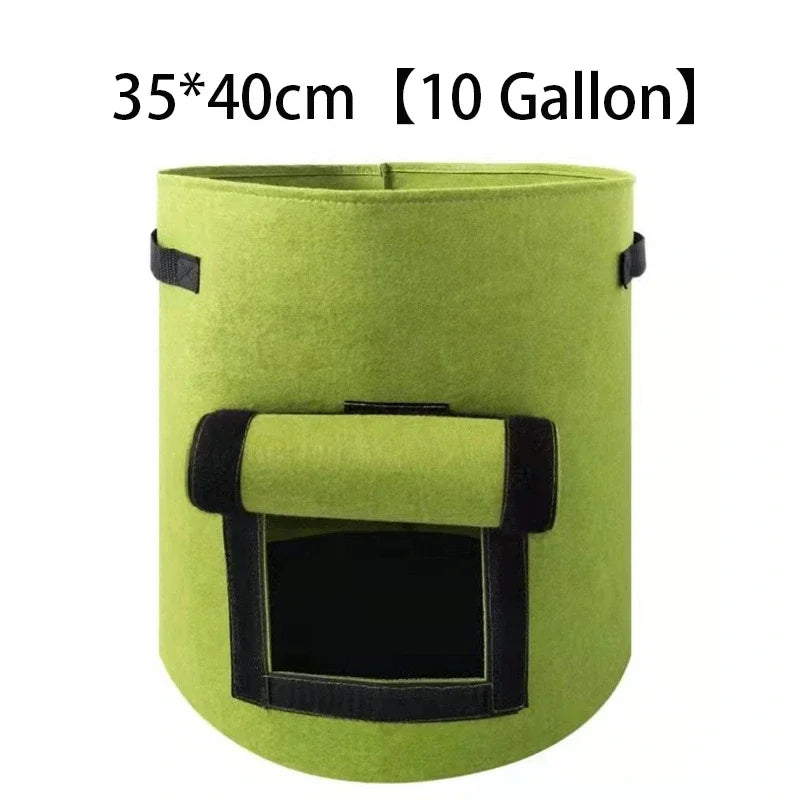 Fabric Plant Pots Grow Bags 5 7 10 Gallon Vegetable Planters