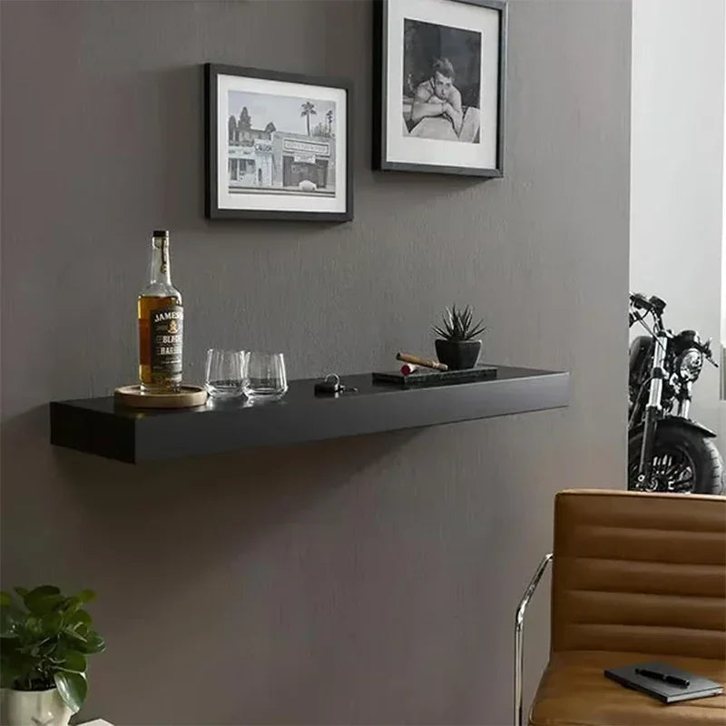 Hidden Flap Design Storage Shelf With Secret Compartment