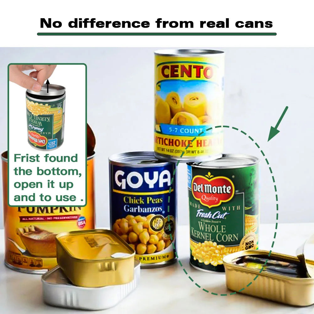 Hidden Safe Compartment Diversion Safe Food Cans Secret Stash