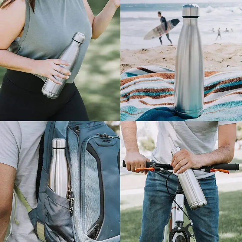 750ml Diversion Water Bottle with Secret Stash and Key Ring