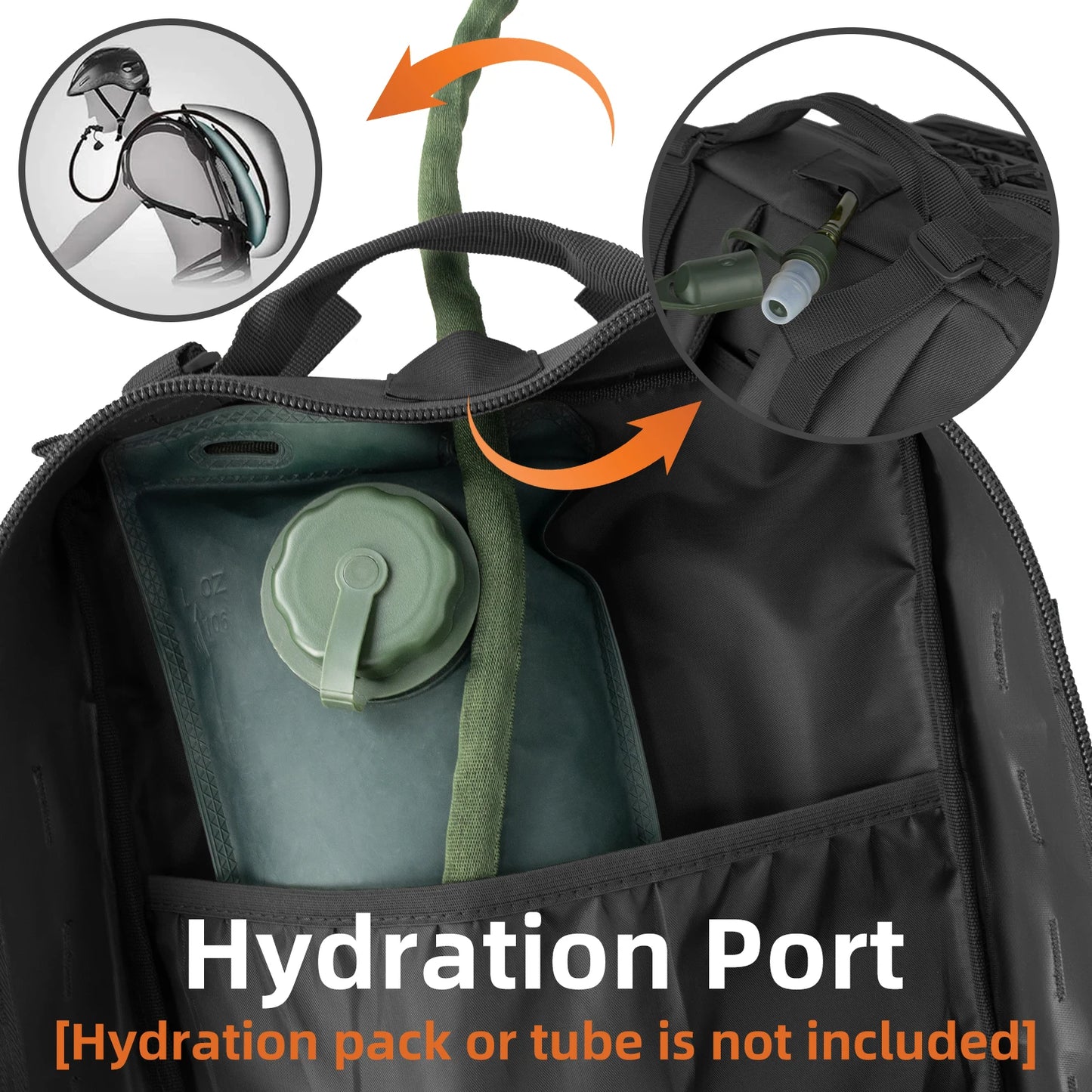 45L Waterproof Hunting Bags Rucksacks for Camping Hiking