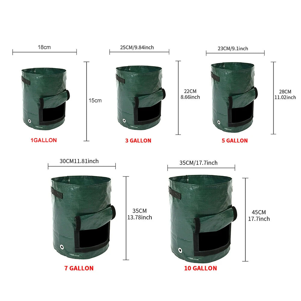 12 Gallons DIY Potato Planter Container Bag for Gardening