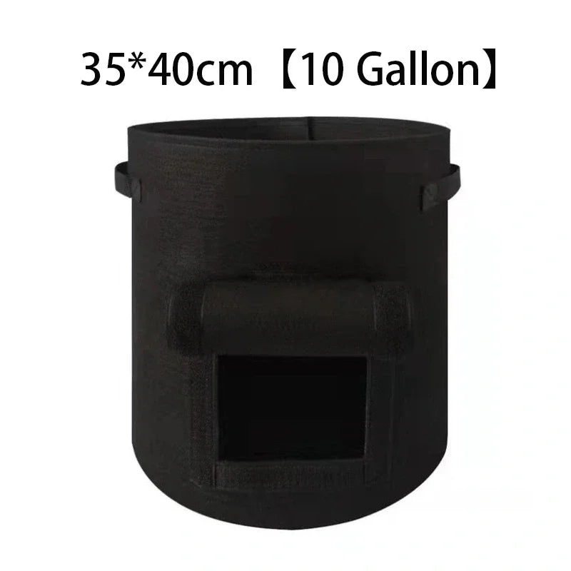 Fabric Plant Pots Grow Bags 5 7 10 Gallon Vegetable Planters