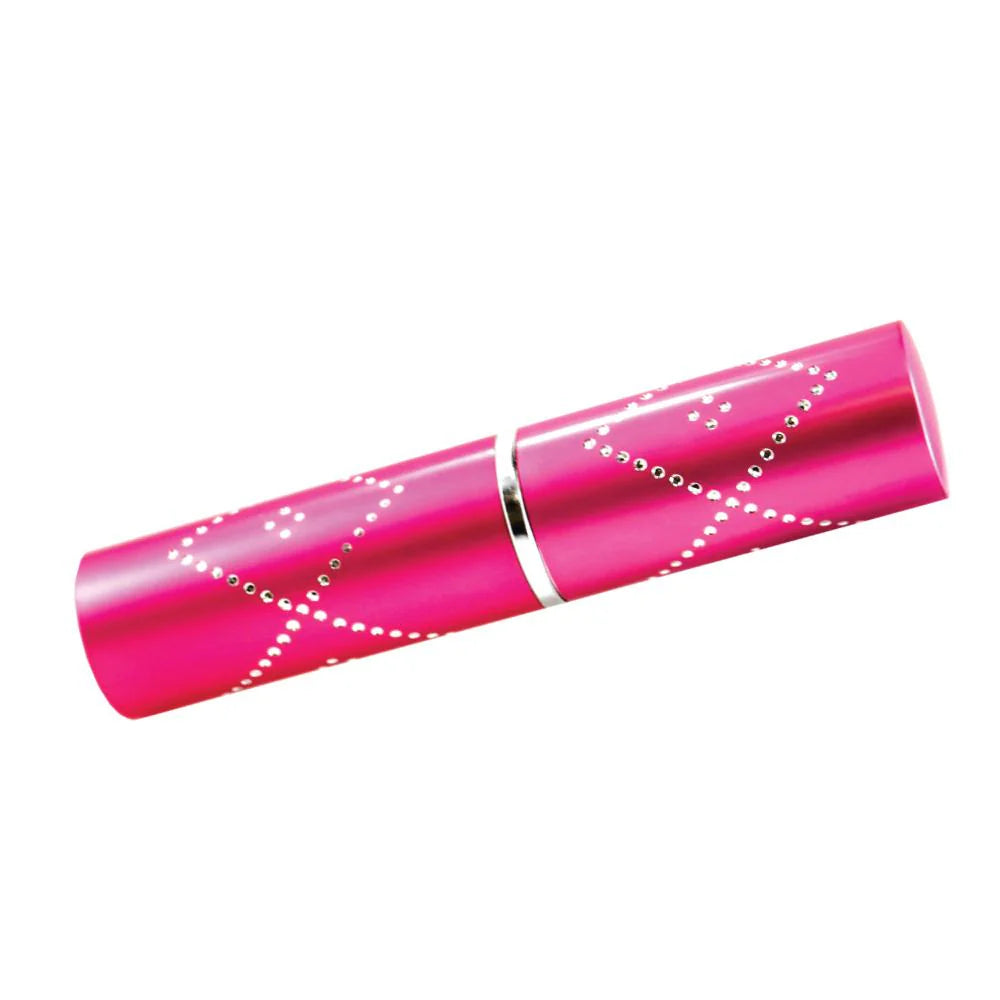 Perfume Protector 17000000 Volt Stun Gun Pink Rechargeable Personal Safety Device