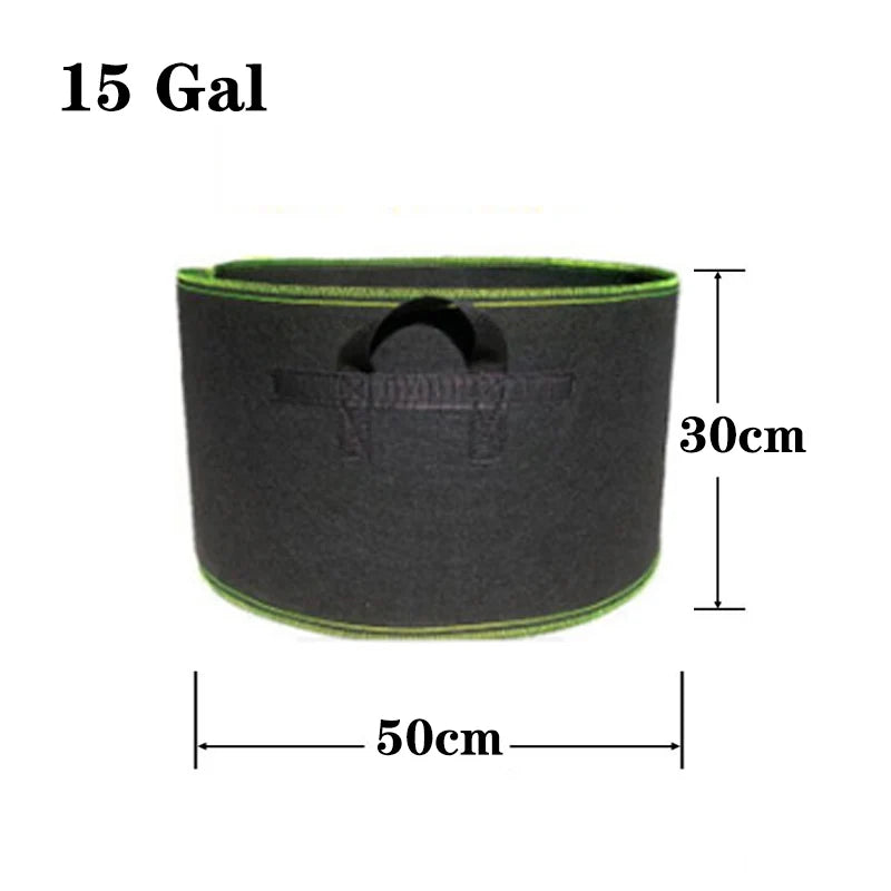 1 3 5 10 15 Gallon Garden Plant Flower Fabric Grow Pot