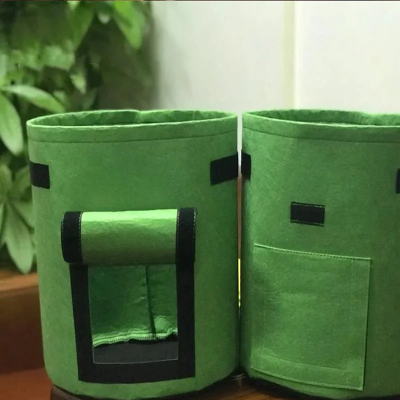 Fabric Plant Pots Grow Bags 5 7 10 Gallon Vegetable Planters