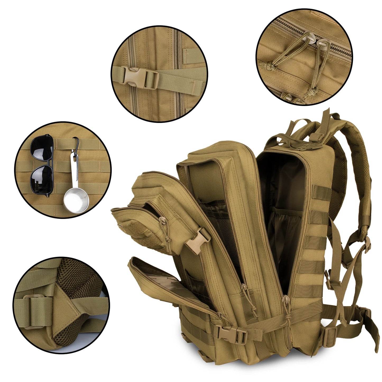 45L Waterproof Hunting Bags Rucksacks for Camping Hiking