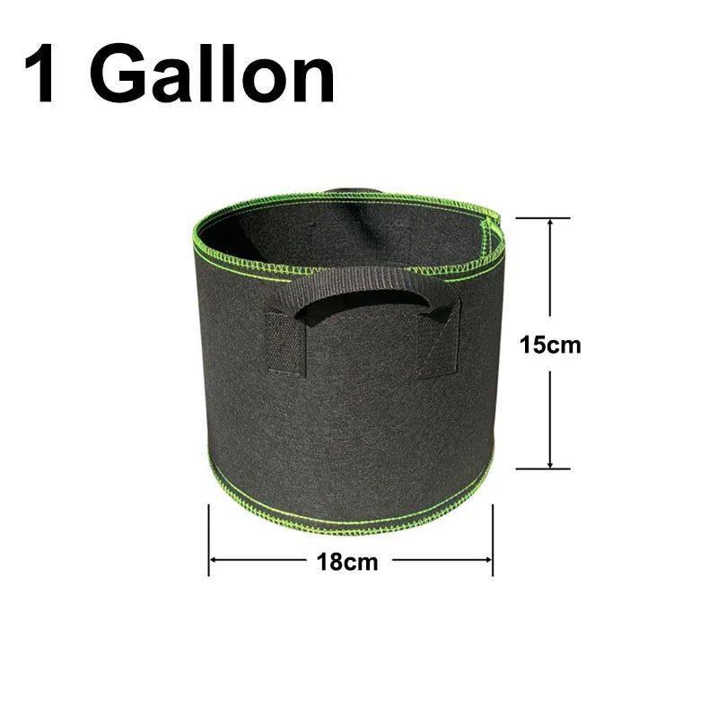 1 3 5 10 15 Gallon Garden Plant Flower Fabric Grow Pot