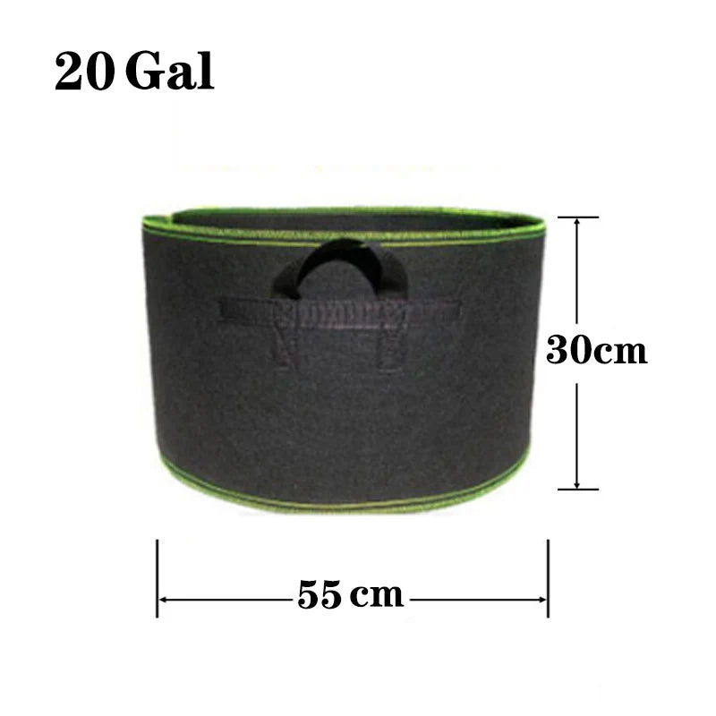 1 3 5 10 15 Gallon Garden Plant Flower Fabric Grow Pot