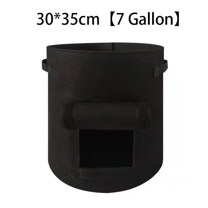 Fabric Plant Pots Grow Bags 5 7 10 Gallon Vegetable Planters