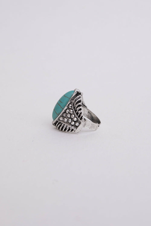 Classic Marquise Turquoise Ring for Elegant Style