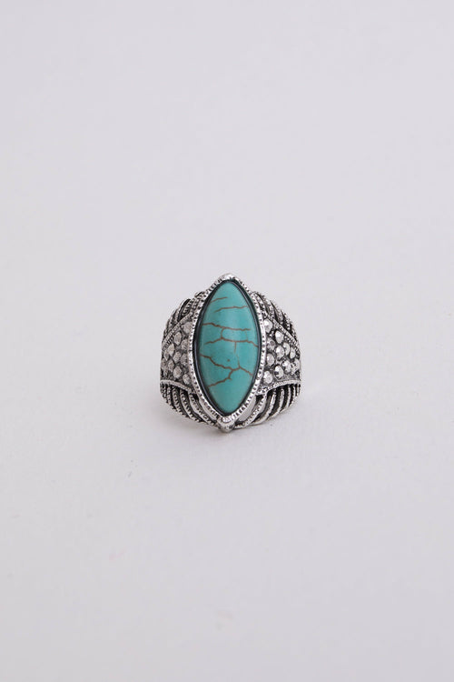 Classic Marquise Turquoise Ring for Elegant Style