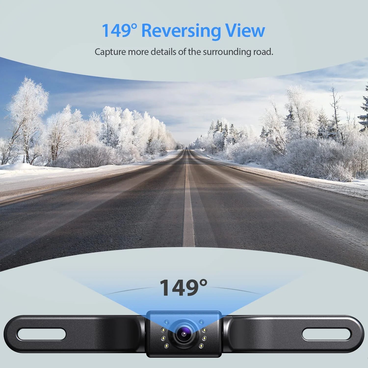 A43 4.3 Inch HD Backup Camera System IP69 Waterproof Cars Trucks - Inside The Bars