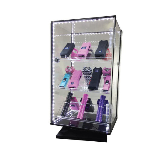 Acrylic LED Rotating Countertop Display - Inside The Bars