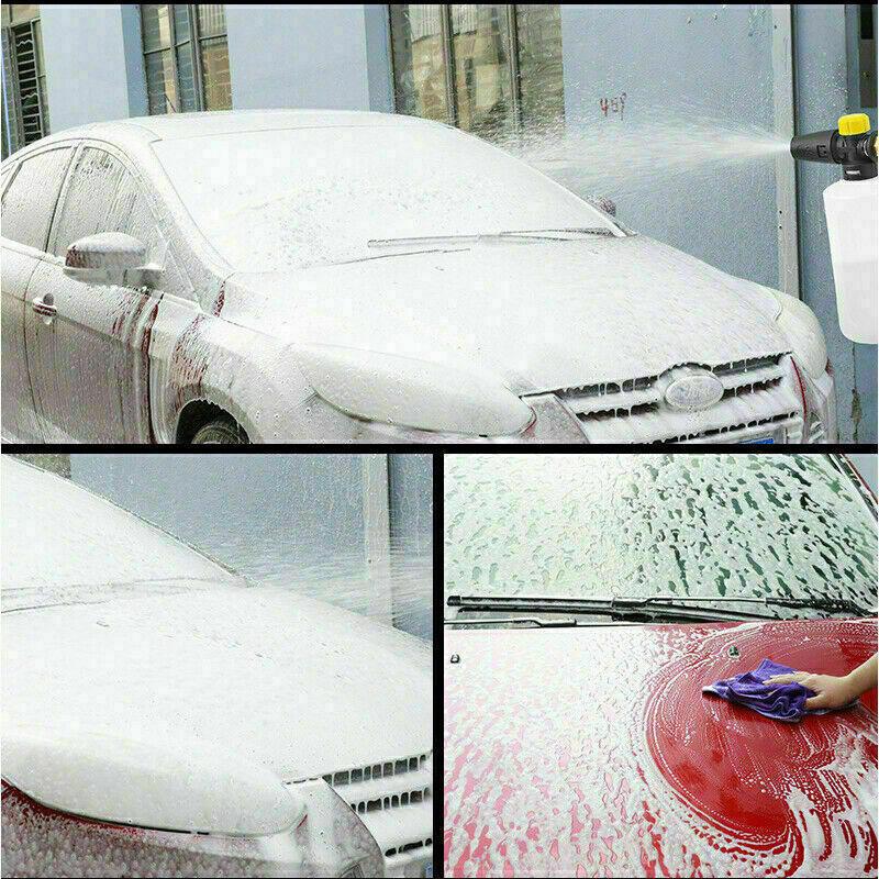 Adjustable 1/4 Inch Snow Foam Lance Pressure Washer Soap Cannon for Car Cleaning - Inside The Bars