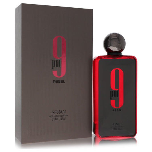 Afnan 9pm Rebel Eau De Parfum Spray 3.4 oz Unisex Men - Inside The Bars
