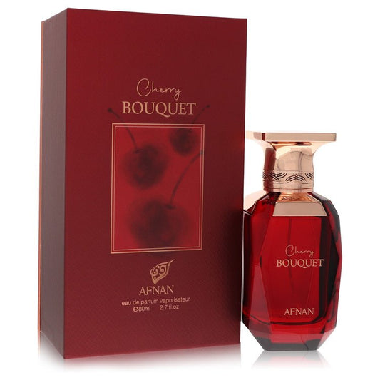 Afnan Cherry Bouquet Eau De Parfum Spray 2.7 oz For Women - Inside The Bars