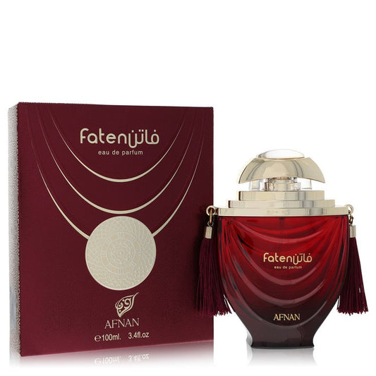 Afnan Faten Maroon Eau De Parfum Spray 3.4 oz Unisex - Inside The Bars