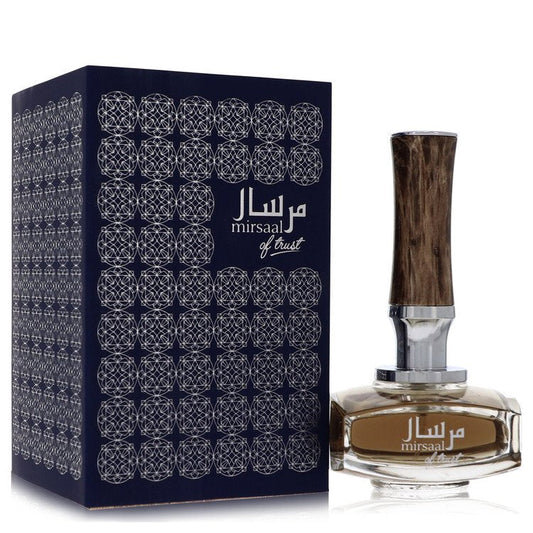 Afnan Mirsaal of Trust Eau De Parfum Spray 3 oz for Men - Inside The Bars