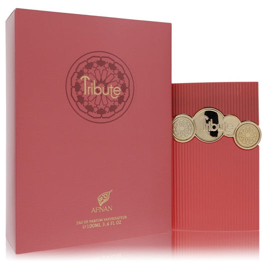 Afnan Tribute Pink Eau De Parfum Spray 3.4 oz for Women - Inside The Bars