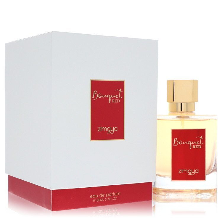 Afnan Zimaya Bouquet Red Eau De Parfum Spray 3.4 oz - Inside The Bars