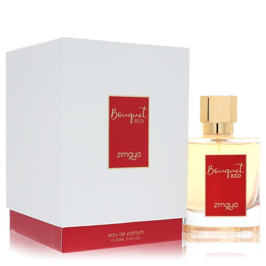 Afnan Zimaya Bouquet Red Eau De Parfum Spray 3.4 oz - Inside The Bars