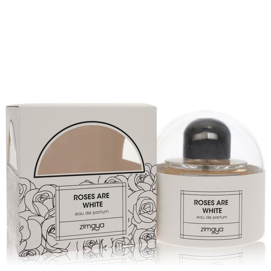 Afnan Zimaya Roses Are White Eau De Parfum Spray 3.4 oz - Inside The Bars