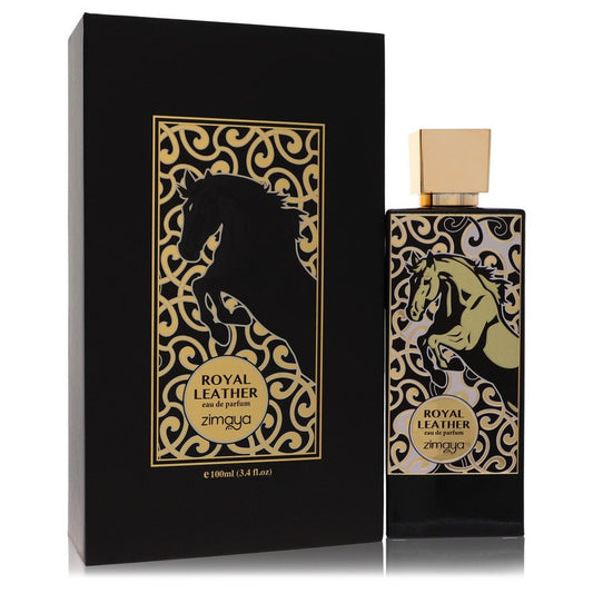 Afnan Zimaya Royal Leather Eau De Parfum 3.4 oz Unisex - Inside The Bars