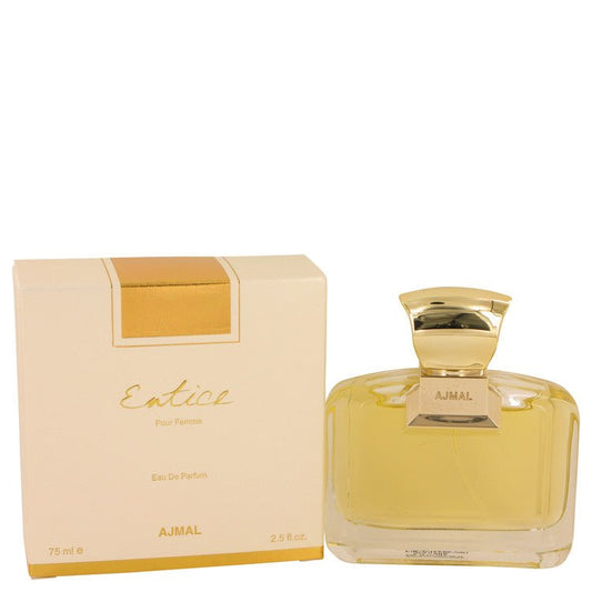 Ajmal Entice by Ajmal Eau De Parfum Spray 2.5 oz for Women - Inside The Bars