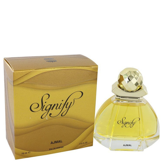 Ajmal Signify by Ajmal Eau De Parfum Spray 2.5 oz for Women - Inside The Bars