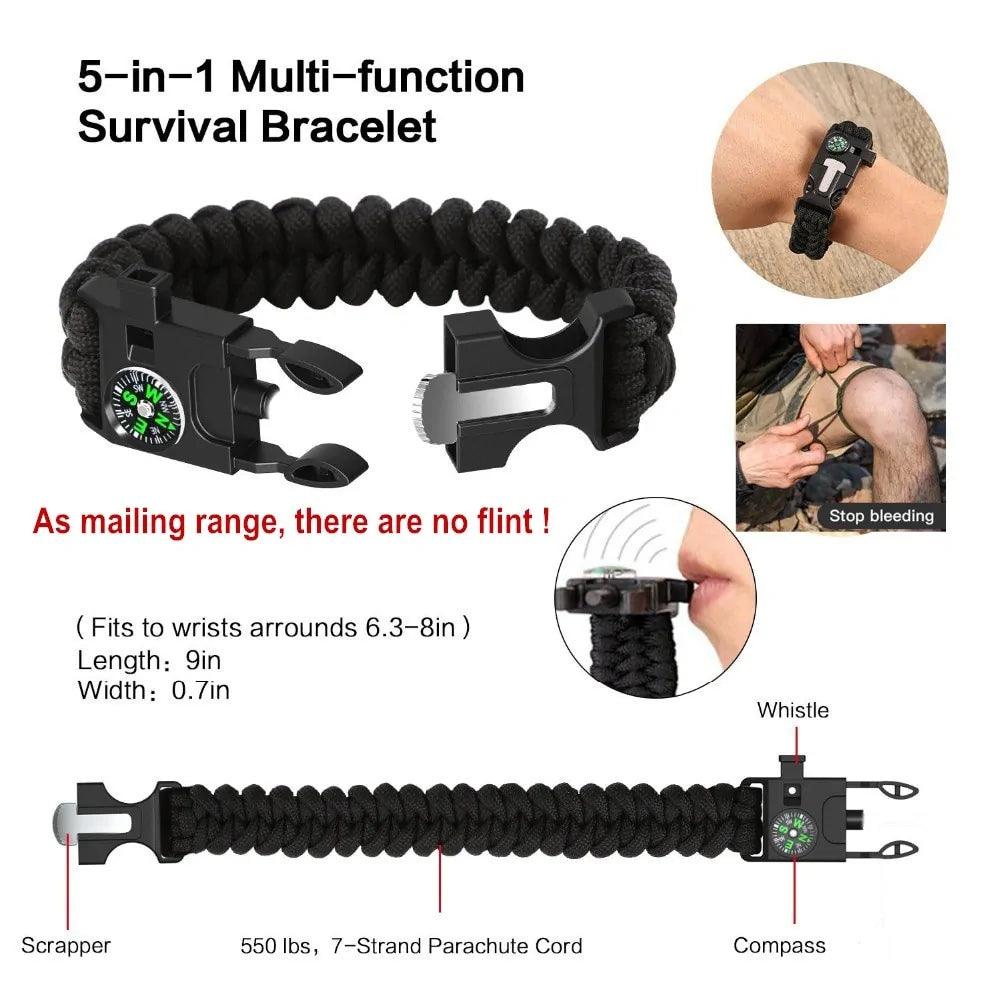 All - in - One Adventure Survival Band - Inside The Bars