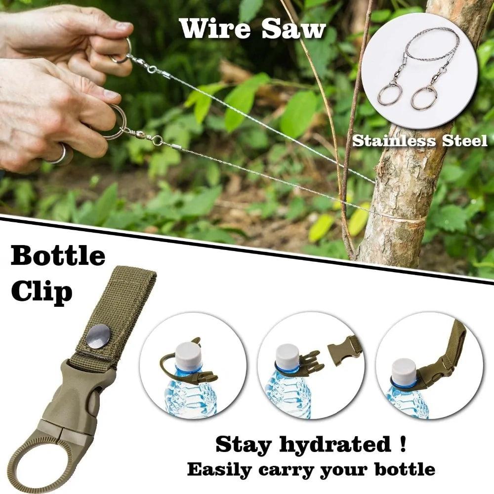 All - in - One Adventure Survival Band - Inside The Bars