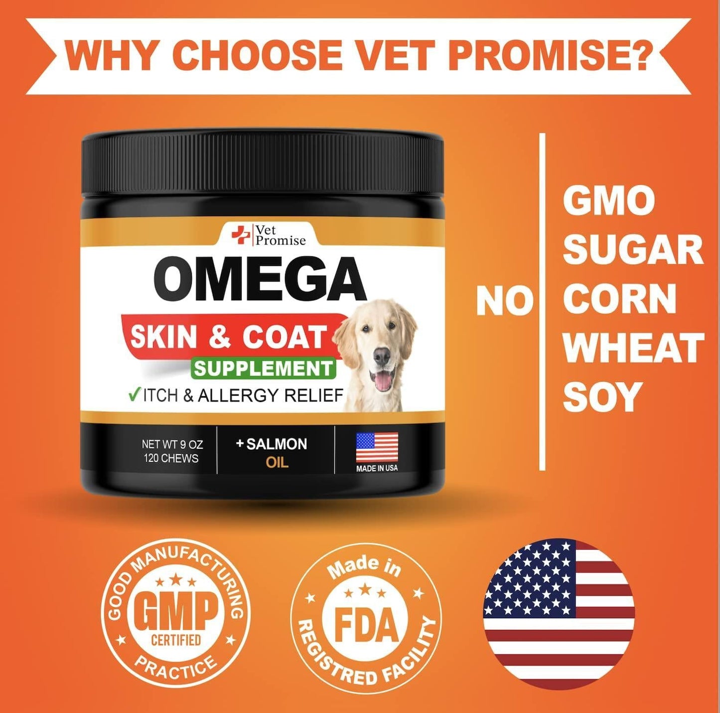 All Natural Omega 3 Chews For Dogs With Biotin Salmon Oil - Inside The Bars