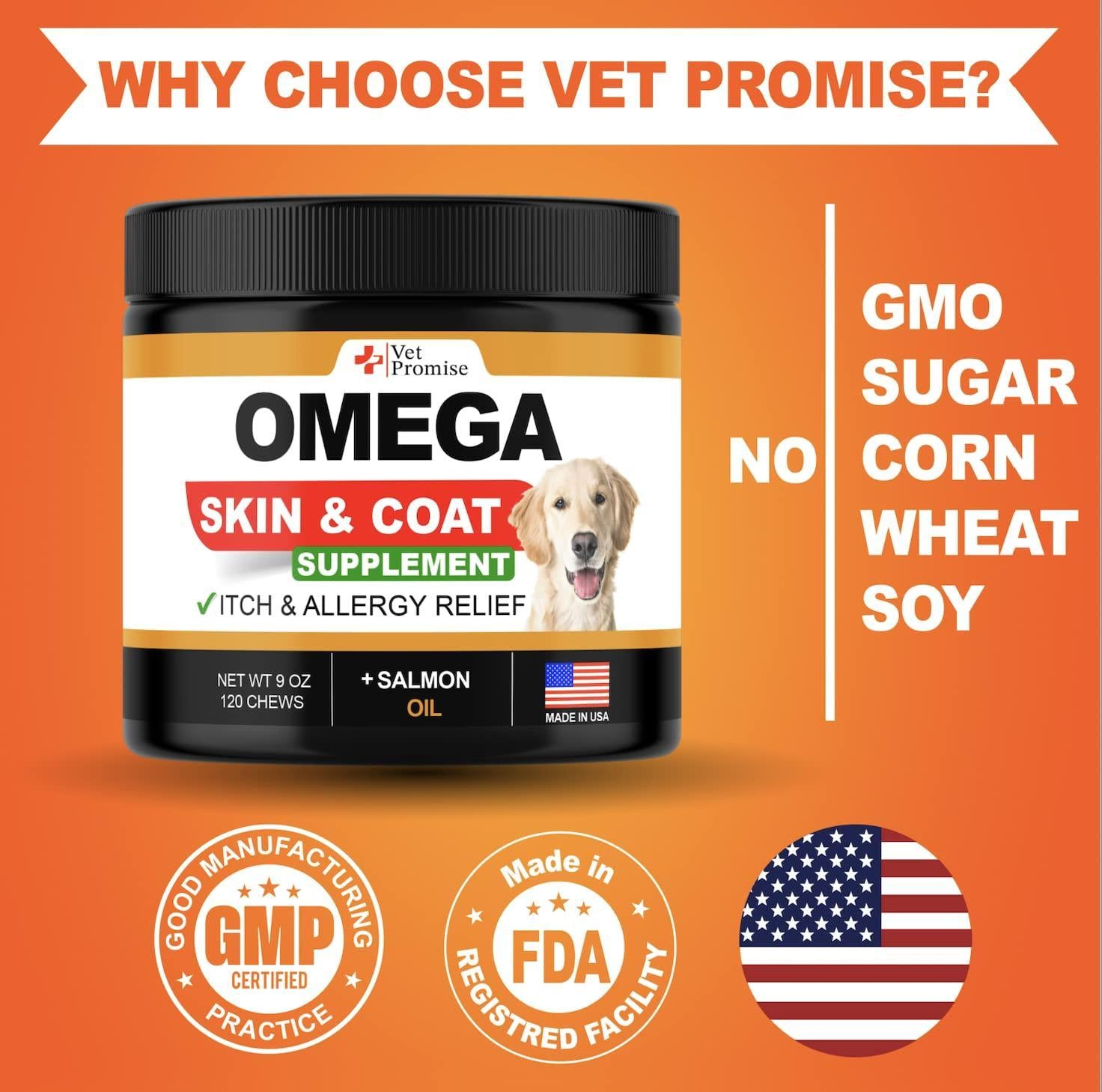 All Natural Omega 3 Chews For Dogs With Biotin Salmon Oil - Inside The Bars