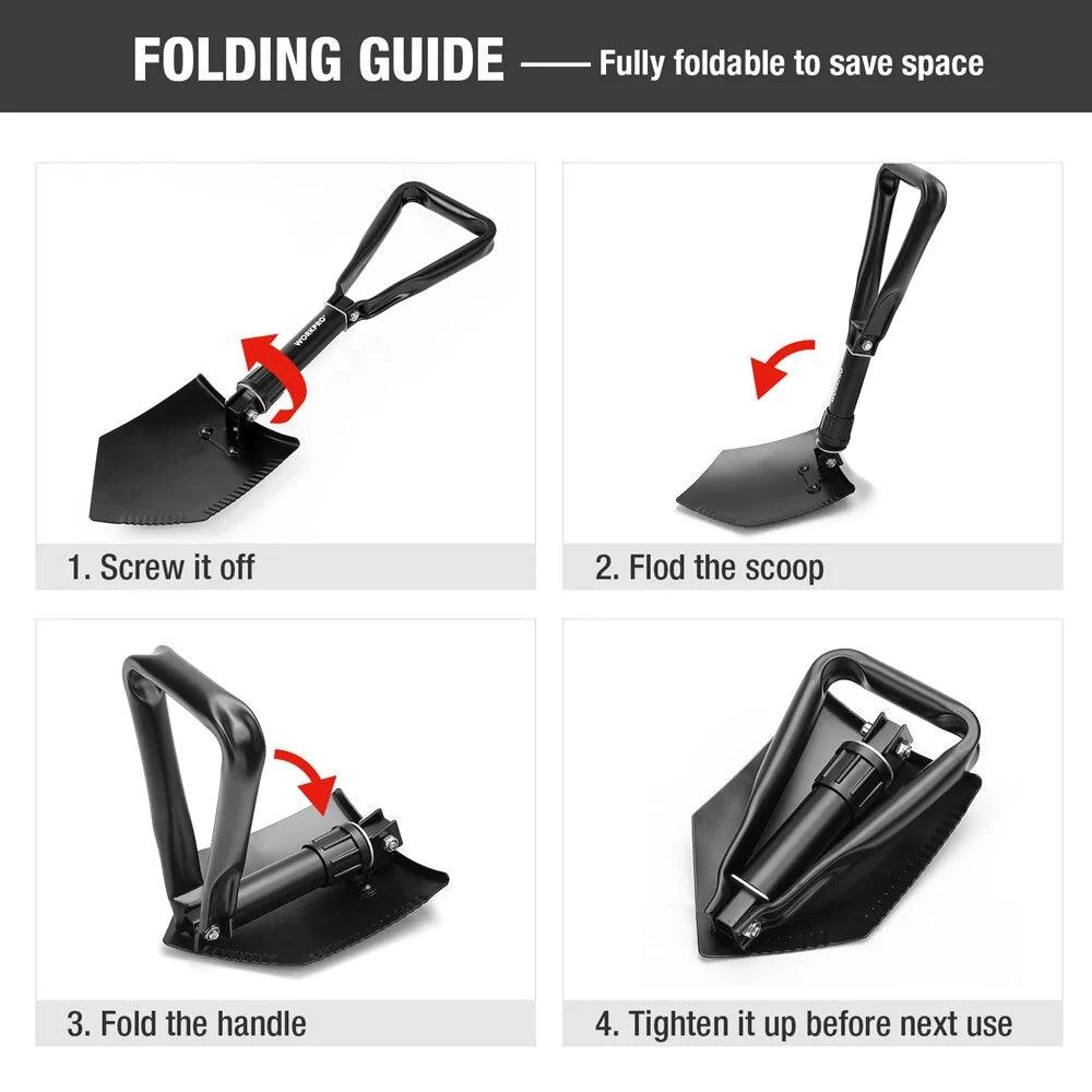 All - Terrain Tactical Folding Shovel - Inside The Bars