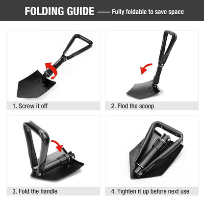 All - Terrain Tactical Folding Shovel - Inside The Bars
