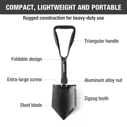All - Terrain Tactical Folding Shovel - Inside The Bars