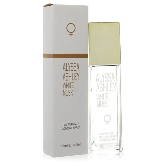 Alyssa Ashley White Musk by Alyssa Ashley Eau Parfumee Cologne Spray 3.4 oz for Women - Inside The Bars