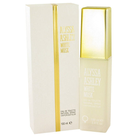 Alyssa Ashley White Musk Eau De Toilette Spray 3.4 oz for Women - Inside The Bars