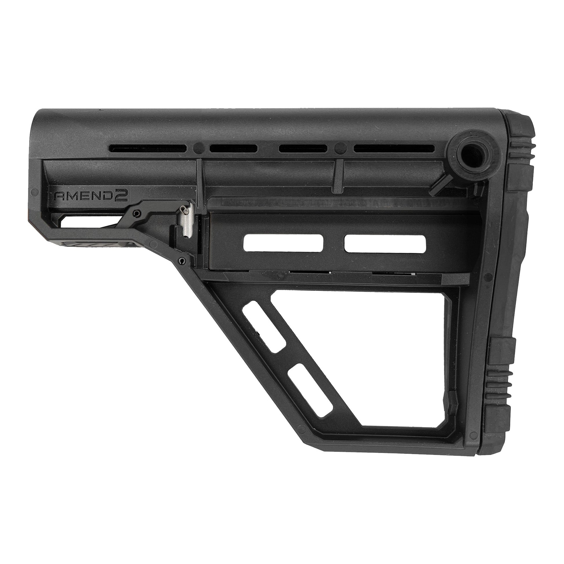 Amend2 Amsbase Carb Stk Mil - Spec Blk Modular Stock - Inside The Bars
