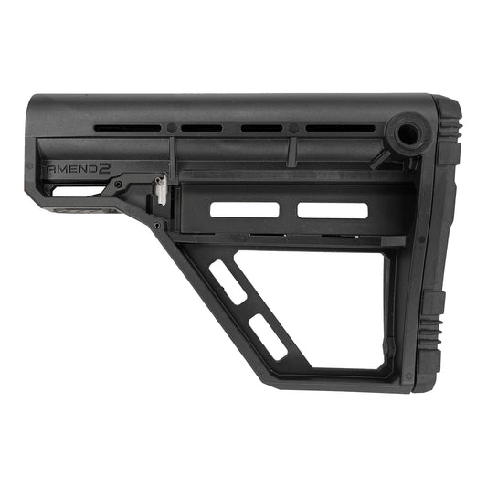 Amend2 Amsbase Carb Stk Mil - Spec Blk Modular Stock - Inside The Bars