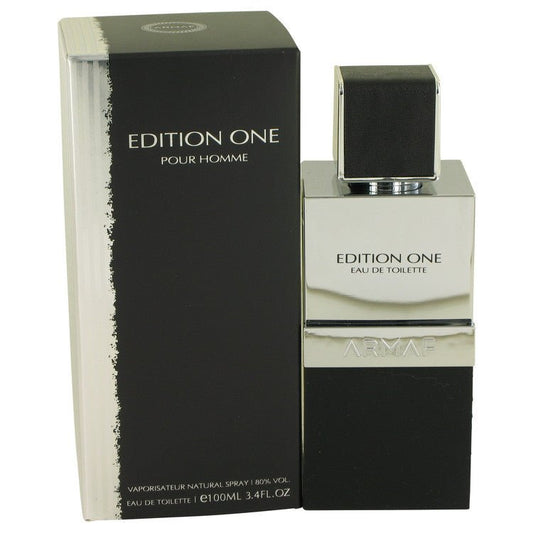 Armaf Edition One by Armaf Eau De Toilette Spray 3.4 oz for Men - Inside The Bars