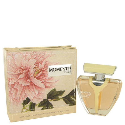 Armaf Momento Fleur by Armaf Eau De Parfum Spray 3.4 oz for Women - Inside The Bars