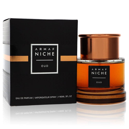 Armaf Niche Oud by Armaf Eau De Parfum Spray 3 oz Men - Inside The Bars