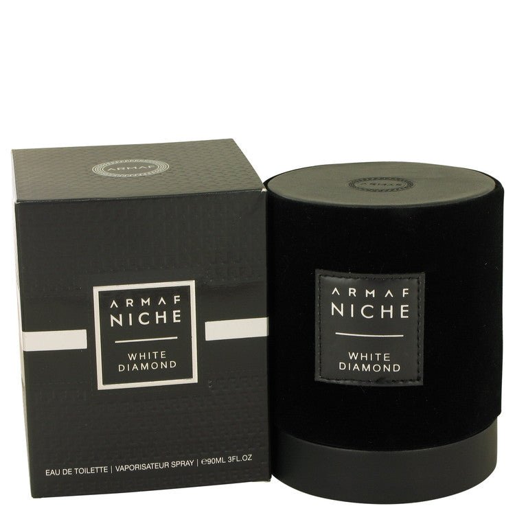 Armaf Niche White Diamond by Armaf Eau De Toilette Spray 3 oz for Men - Inside The Bars