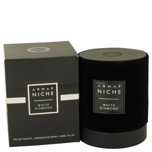 Armaf Niche White Diamond by Armaf Eau De Toilette Spray 3 oz for Men - Inside The Bars