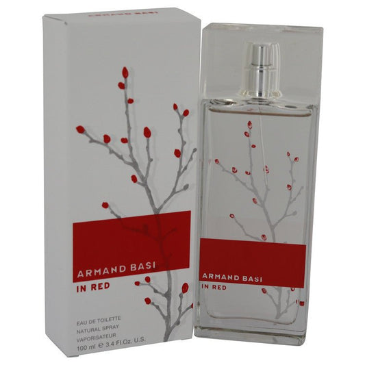 Armand Basi in Red by Armand Basi Eau De Toilette Spray 3.4 oz - Inside The Bars