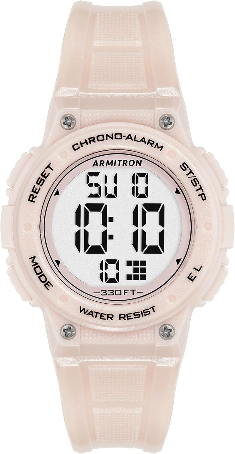 Armitron Sport Women's Digital Chronograph Watch Resin Strap - Inside The Bars