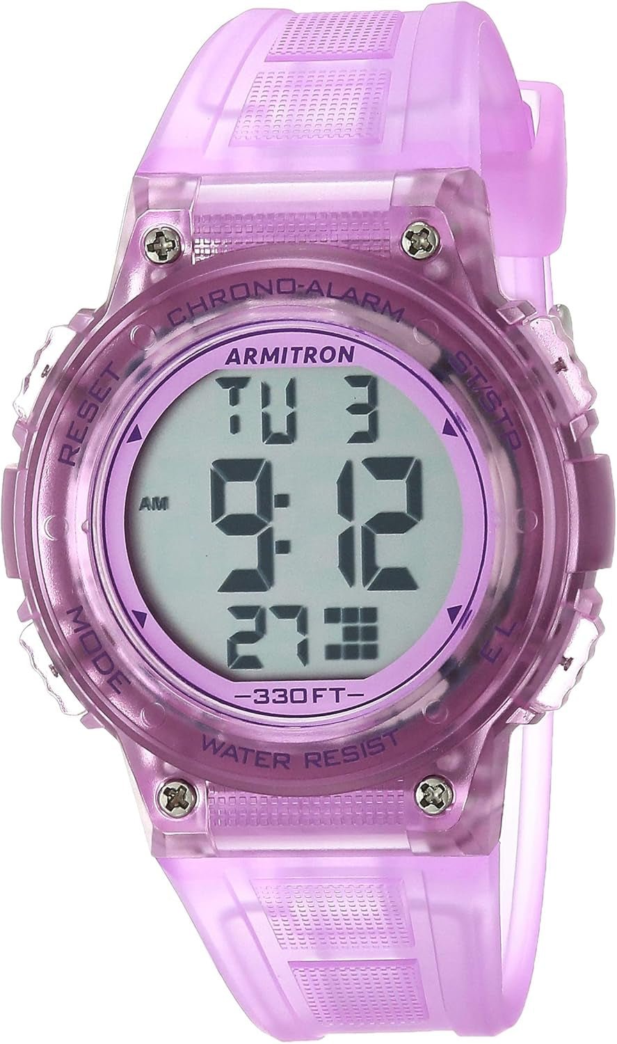 Armitron Sport Women's Digital Chronograph Watch Resin Strap - Inside The Bars